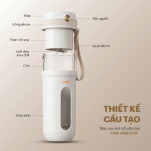Máy xay sinh tố cầm tay UNIE UMB35-W xay nhanh nhuyễn mịn - Ảnh 12