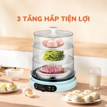 Nồi hấp Unie UE680 dung tích lớn 15L, 3 tầng hấp rộng rãi - Ảnh 6