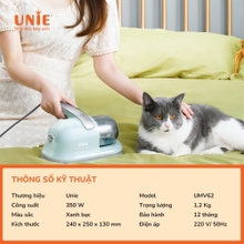 Máy hút bụi chăn đệm UNIE UMV62, hút trên mọi bề mặt - Ảnh 3