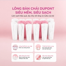 Bàn chải điện trẻ em Unie Kidtini UET318P cảm biến lực thông minh - Ảnh 3