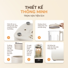 Máy làm sữa hạt UNIE UCB15 dung tích 1.5L, 10 chức năng xay nấu - Ảnh 17