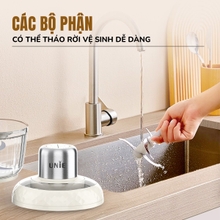 Máy xay thịt UNIE UM366 - 2,5L, 2 cối xay thủy tinh + trục đánh ruốc - Ảnh 12