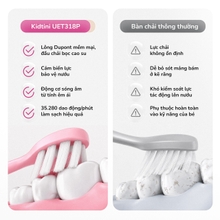 Bàn chải điện trẻ em Unie Kidtini UET318P cảm biến lực thông minh - Ảnh 14