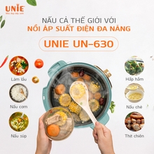 Nồi áp suất điện UNIE UN-630 dung tích 3L, lòng nồi 5 lớp bền bỉ - Ảnh 4