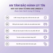 Máy xay sinh tố cầm tay UNIE UMB35-V xay nhanh nhuyễn mịn - Ảnh 15