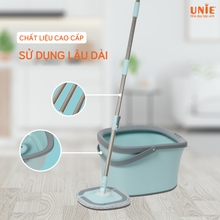 Chổi lau nhà UNIE UN-246 nhỏ gọn, giặt- vắt tích hợp - Ảnh 4