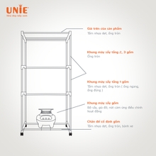 Máy sấy quần áo UNIE UE-666 sấy 15-20kg quần áo 1 lần - Ảnh 10