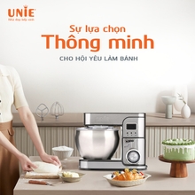 Máy nhồi bột đa năng UNIE EM5 dung tích 8L, 6 tốc độ đánh linh hoạt - Ảnh 5
