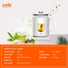 Ấm siêu tốc cao cấp UNIE UEK1782W - 6 chức năng tùy chỉnh - Ảnh 9