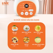Nồi nấu chậm Unie USC10W dung tích 1L, 6 chức năng nấu đa dạng - Ảnh 7