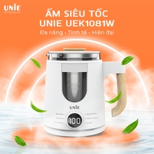 Ấm siêu tốc đa năng 6in1 UNIE UEK1081W chất liệu thủy tinh bền bỉ - Ảnh 8