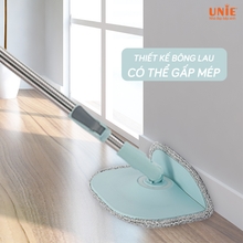 Chổi lau nhà UNIE UN-246 nhỏ gọn, giặt- vắt tích hợp - Ảnh 16
