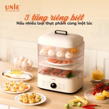 Nồi hấp UNIE UE560 dung tích 18L, 3 tầng hấp tiện lợi - Ảnh 3