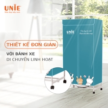 Máy sấy quần áo UNIE UE-688 sấy 10-20kg cùng lúc, gấp gọn tiện lợi - Ảnh 3