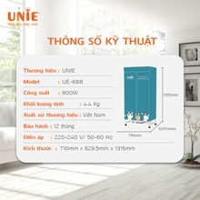 Máy sấy quần áo UNIE UE-688 sấy 10-20kg cùng lúc, gấp gọn tiện lợi - Ảnh 9