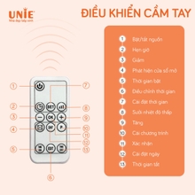 Máy sưởi gốm UNIE UE-125 nhỏ gọn, làm ấm nhanh - Ảnh 12