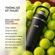 Bình giữ nhiệt đa năng UNIE UIB616B – Giữ nhiệt bền bỉ, pha khuấy tiện lợi - Ảnh 13