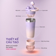 Bình giữ nhiệt đa năng UNIE UIB616P – Giữ nhiệt bền bỉ, pha khuấy tiện lợi - Ảnh 12