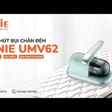Máy hút bụi chăn đệm UNIE UMV62, hút trên mọi bề mặt - Video