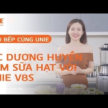 Máy làm sữa hạt UNIE V8S, 10 chức năng nấu - Video