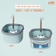 Chổi lau nhà UNIE UN-246 nhỏ gọn, giặt- vắt tích hợp - Ảnh 3