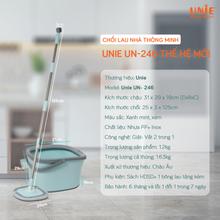 Chổi lau nhà UNIE UN-246 nhỏ gọn, giặt- vắt tích hợp - Ảnh 13