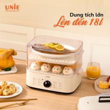 Nồi hấp UNIE UE560 dung tích 18L, 3 tầng hấp tiện lợi - Ảnh 3
