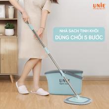 Chổi lau nhà UNIE UN-246 nhỏ gọn, giặt- vắt tích hợp - Ảnh 11