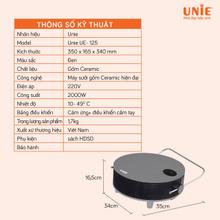 Máy sưởi gốm UNIE UE-125 nhỏ gọn, làm ấm nhanh - Ảnh 2