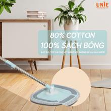 Chổi lau nhà UNIE UN-246 nhỏ gọn, giặt- vắt tích hợp - Ảnh 8