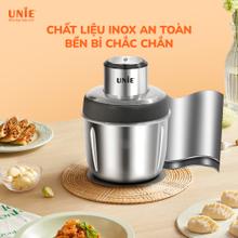 Máy xay thịt Unie UE226 dung tích 2.5L, 2 cối xay + trục bóc hành - Ảnh 2