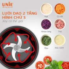 Máy xay thịt UNIE UE-228 + bóc vỏ hành, tỏi, đánh ruốc - Ảnh 3