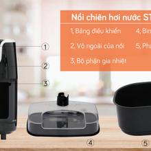 Nồi chiên hơi nước UNIE STEAM US6800 dung tích 7L, - Ảnh 11