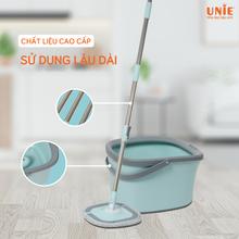 Chổi lau nhà UNIE UN-246 nhỏ gọn, giặt- vắt tích hợp - Ảnh 4