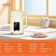 Máy làm sữa hạt UNIE UMB12 dung tích 1,2L, 10 chức năng xay nấu - Ảnh 2