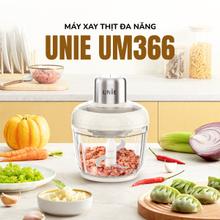 Máy xay thịt UNIE UM366 - 2,5L, 2 cối xay thủy tinh + trục đánh ruốc - Ảnh 3