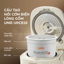 Nồi cơm điện lòng gốm cao cấp UNIE URC818, dung tích 1,8L - Ảnh 15