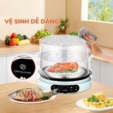 Nồi hấp Unie UE680 dung tích lớn 15L, 3 tầng hấp rộng rãi - Ảnh 3