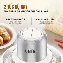 Máy xay thịt UNIE UM366 - 2,5L, 2 cối xay thủy tinh + trục đánh ruốc - Ảnh 5
