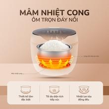 Nồi cơm điện tử UNIE URC612 , nấu cơm giảm đường, dung tích 1,2L - Ảnh 9