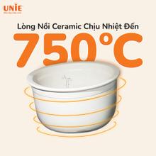 Nồi Cơm Điện Unie URC812 dung tích 1.2L, lòng gốm tự nhiên - Ảnh 2