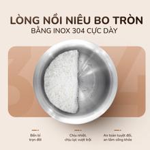 Nồi cơm điện tử UNIE URC612 , nấu cơm giảm đường, dung tích 1,2L - Ảnh 8