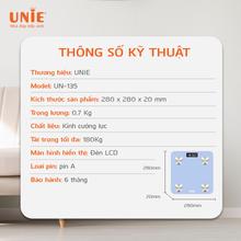 Cân điện tử thông minh UNIE UN-135 nhỏ gọn, dễ dàng kết nối điện thoại - Ảnh 9