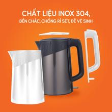 Ấm siêu tốc UNIE UE-302 dung tích 1.8L, đun sôi nhanh chóng - Ảnh 6