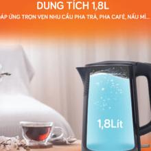Ấm siêu tốc UNIE UE-302 dung tích 1.8L, đun sôi nhanh chóng - Ảnh 2