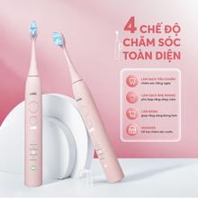 Bàn chải điện Unie UET518P đầu chải dao động, LED trắng răng - Ảnh 2