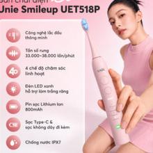 Bàn chải điện Unie UET518P đầu chải dao động, LED trắng răng - Ảnh 4
