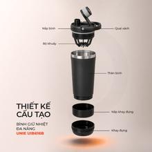 Bình giữ nhiệt đa năng UNIE UIB616B – Giữ nhiệt bền bỉ, pha khuấy tiện lợi - Ảnh 12