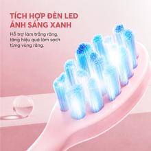 Bàn chải điện Unie UET518P đầu chải dao động, LED trắng răng - Ảnh 8