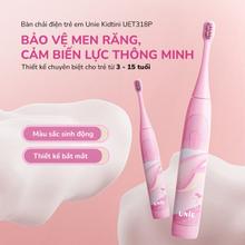 Bàn chải điện trẻ em Unie Kidtini UET318P cảm biến lực thông minh - Ảnh 2